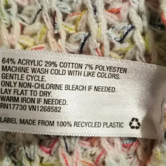 Wild Fable Multicolor Yarn Oversized Sweater - Small -  NWOT - Picture 5 of 6